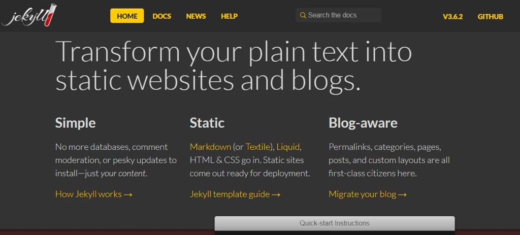 jekyll blogging platform 