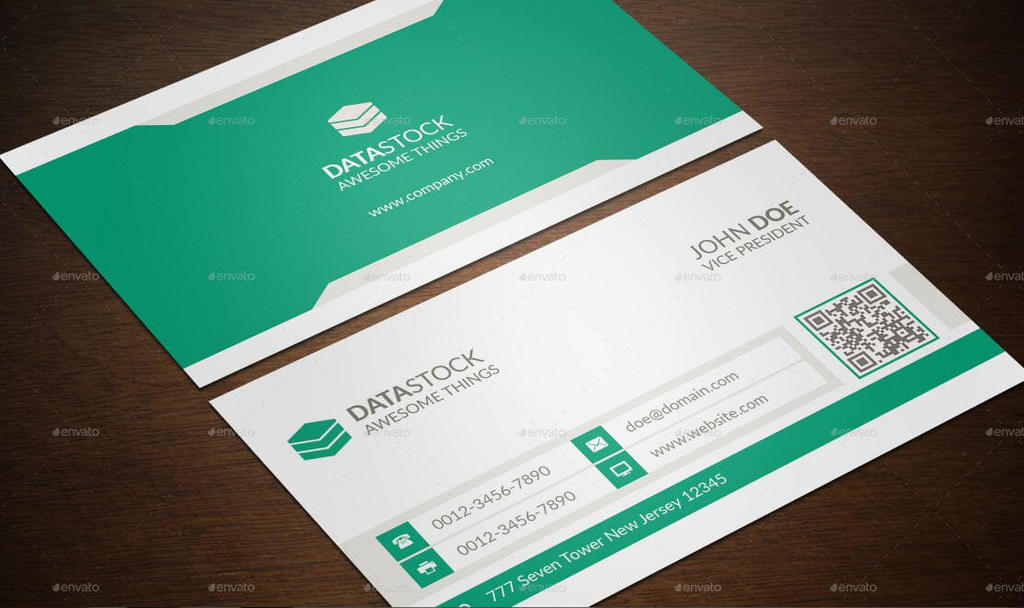 minimal corporate business card