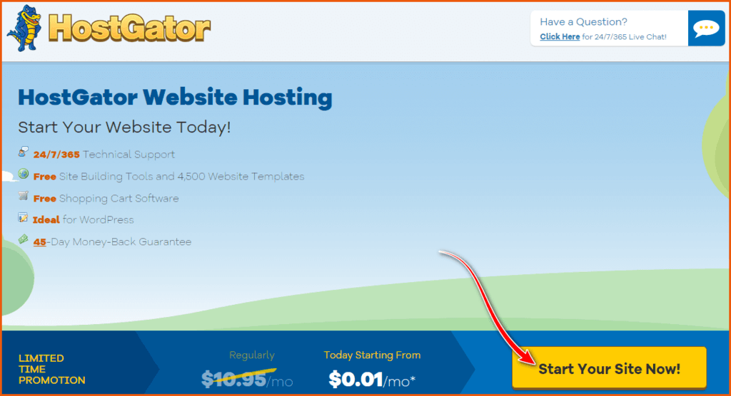 HostGator 1 Cent Coupon 2019 – Web Hosting for $0.01!